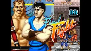 1989 [60fps] Final Fight (hack CPS2 2022, Anniversary Edition) 2Players Guy Haggar Nomiss ALL