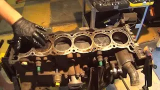 RB25DET build - Inspecting Big Ends, Pistons and Internals