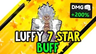 Huge *NEW* Luffy 7 Star BUFF Showcase (+200% DMG Buff) | All Star Tower Defense