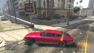 GTA 5 Oil Leak Leads To Car Catching Fire? Then EXLODING!