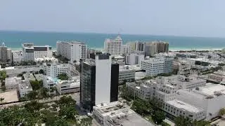 South Beach Under Quarantine Drone Footage