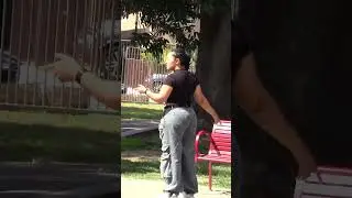 Brave woman stops a thief #shorts