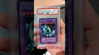 PSA 10! Dragon Master Knight Yu-Gi-Oh! #yugioh #yugiohtcg #shorts #yugiohcards #yugiohcommunity