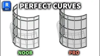 Create Perfectly Curved Curtain Walls In Revit Architecture 2024