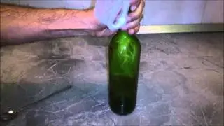 How To Get a Cork Out of an Empty Bottle With PE Bag