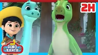 Las Mejores Aventuras de los Ranchers y Sus Dinos | Dino Ranch Español | Dibujos Animados para Niños