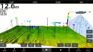 TRANDUCTOR PS 70 DE GARMIN   Modo Visión RealVU 3d Sonar