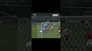 💥 PES 6 - PERFECT FREE KICK PROJECTILE 💥 #pes #efootball #shorts #worldcup