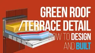 Green Roof or Terrace Detail How to design and built with Herbal Earthfill