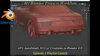 My Blender Projects Workflow Ep 1 #blender #blendercars
