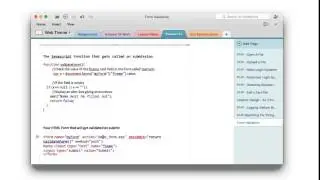 Web Theme - Simple Form Validation Using Javascript