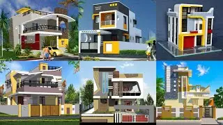 House front elevation design||front design of house single floor||front view of small houses