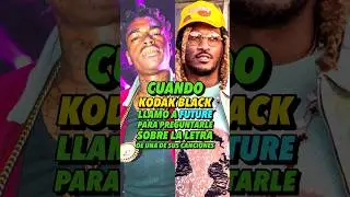 Kodak Black llama a Future para preguntarle sobre la letra de su canción 😂