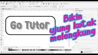 [Tutorial Coreldraw] Cara membuat ujung kotak lengkung dengan mudah Bahasa Indonesia