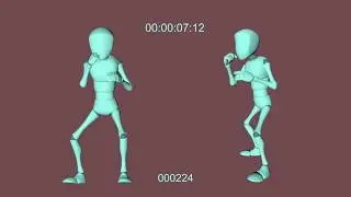 Animating a walk cycle and idle in C4D