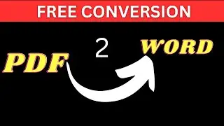 How To Convert PDF to Editable Word Document: PDF To DOC