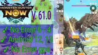 Como ser fly en Monster Hunter Now! (joystick GPS - Android 13)