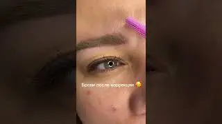 Зажившие брови через месяц 