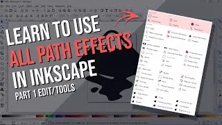 Learn All Path Effects in Inkscape - Part 1 'Edit/Tools' Effects