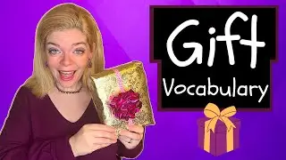 Gift Giving in English: Learn Gift Vocabulary! English Expressions for Giving and Receiving Gifts 🎁