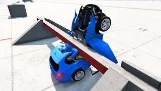 BeamNG Steel Bar Car Crash Testing | BeamNG Drive Gameplay #140
