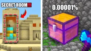 I Found Minecraft's Rarest Secret Rooms
