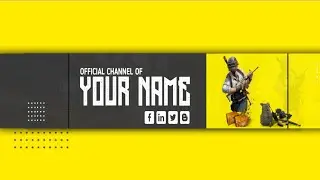 How to Make pubg/bgmi YouTube Banner on Android || PUBG Lite Gaming Channel Art || Technical Graphic