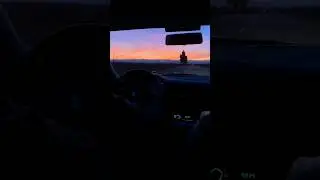 ⛅поездка на машине в закат по музыку 🎶