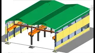 Nhà công nghiệp hỗn hợp - BTCT và thép