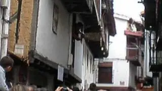 Un violinero en el balcon