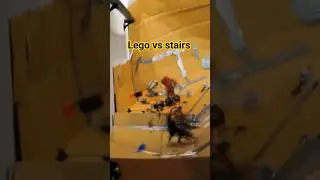 LEGO vs. stairs racetrack🔥