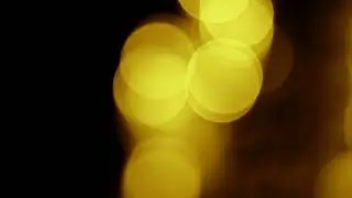 Bokeh Lights Gold Particles Video Overlay Effects