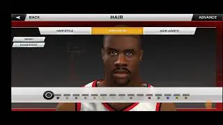 Shaquille O'Neal face creation nba 2k20 mobile v98 (dont mind the name)