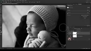 Blanco y negro  - Curso de Photoshop para fotografía newborn