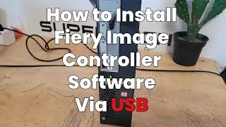 Installing Fiery Image Controller Software via USB #fiery #konicaminolta