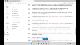 Migrate angular project