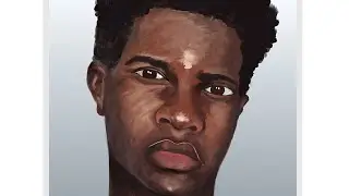 Homem Negro -  Speed Painting