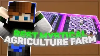 How Build the BEST Mystical Agriculture Farm in All The Mods 10 (ATM10)