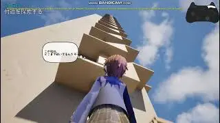 【UE5個人ゲーム製作】Pluginの「Geometry Script」で作るビルの階段に登れるようになった