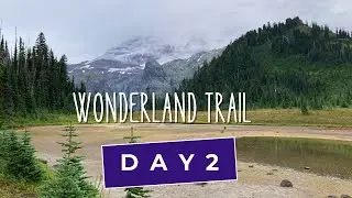 Backpacking the Wonderland Trail. DAY 2: South Puyallup River to South Mowich River