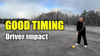 Good timing will give you a powerful impact on the upswing…