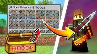 Custom OP Armors & Tools in Minecraft Bedrock (MCPE Addon)