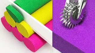 Very Satisfying and Crunchy ASMR 254 Kinetic Sand
