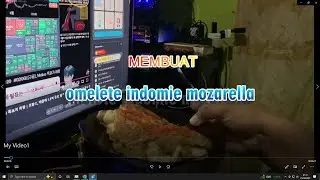 indomie omelette mozarella