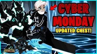 AQW CYBER MONDAY ITEMS REVIEW! DARK HOLIDAY COLLECTION CHEST UPDATE! AWESOME NEW ITEMS