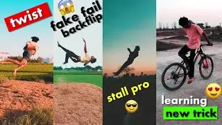 Crazy Instagram reels flip's & trick's🔥/fake fail flip😱/learning new tricks😍/hyperhook aashish