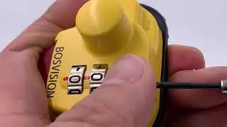Bosvision BV-8107 Trigger Gun Padlock, reset combination code (with subtitles)