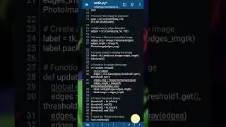 Canny edge detector snippet program opencv python 