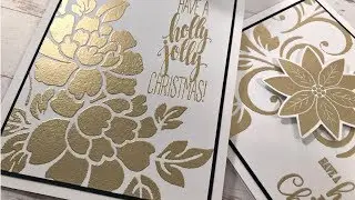Heat Embossing with Stencils