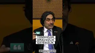 Yönsüzlük, amaçsızlık, gayesizlik.. Prof.Dr.Halis Aydemir #halisaydemir